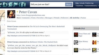 Fameballs, Footballs on Commenter's Fusion Site